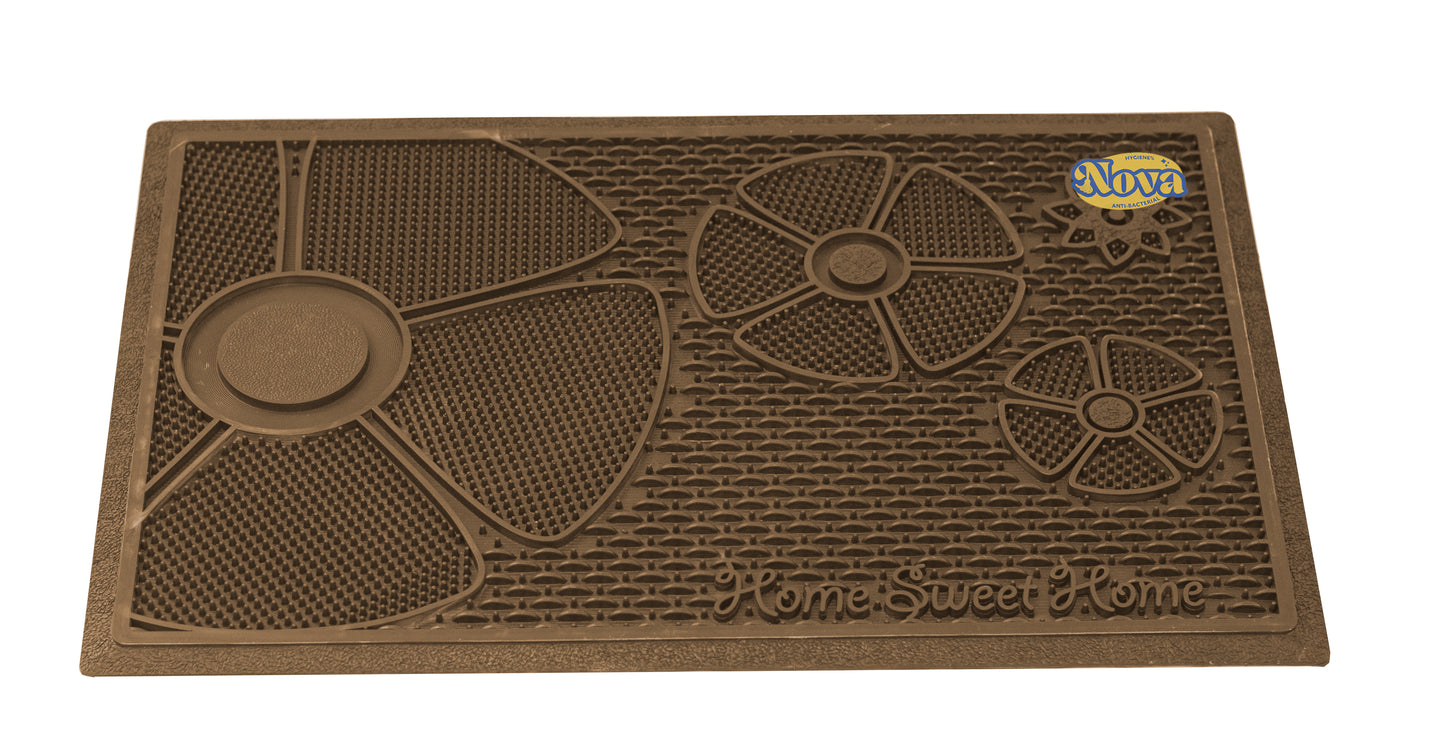 Antibacterial Flowers Door Mat